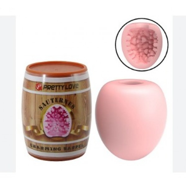 MASTURBADOR EGG LATA FORMATO DE BARRIL PRETTY LOVE