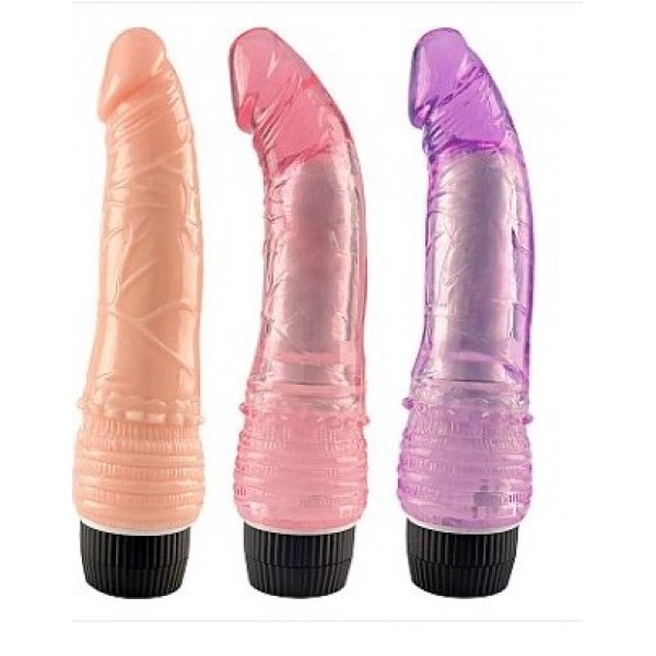PÊNIS REALÍSTICO COM VIBRAÇÃO 19,0X 4,3CM SEXY IMPORT