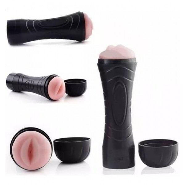 MASTURBADOR LANTERNA EM FORMA DE VAGINA BUSSY VIBRATION