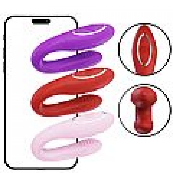 Vibrador de casal - À Longa distância - APP...