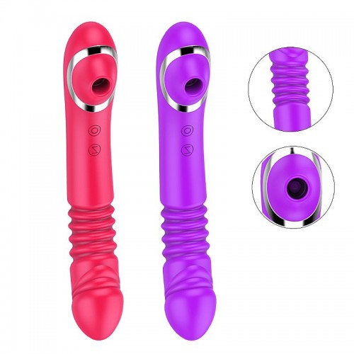 VIBRADOR DE PONTO G COM VAI E VEM - PULSACÃO...