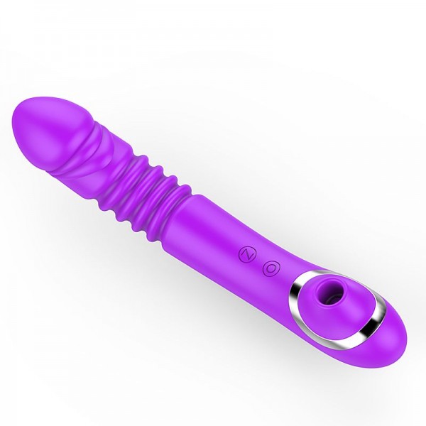 VIBRADOR DE PONTO G COM VAI E VEM - PULSACÃO - SI