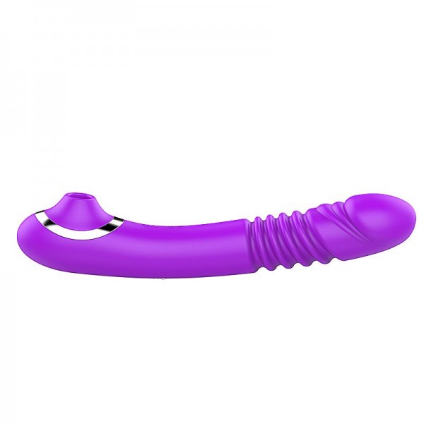 VIBRADOR DE PONTO G COM VAI E VEM - PULSACÃO - SI