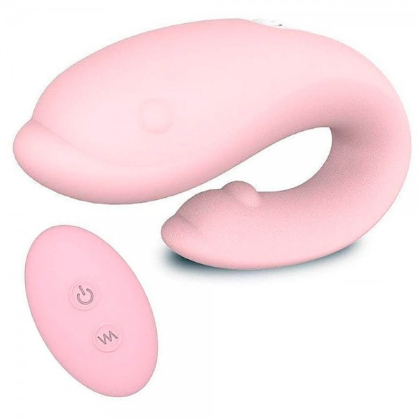 VIBRADOR CASAL WINTER GOLFINHO-RCT COM CONTRO...