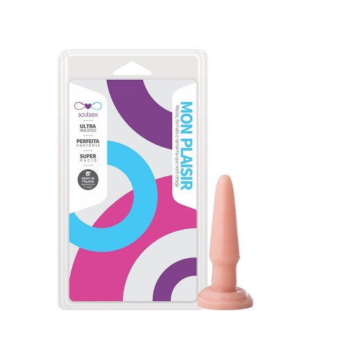 PLUG ANAL SILICONE MACIÇO 10,5 x2,5 CM SOLSE...