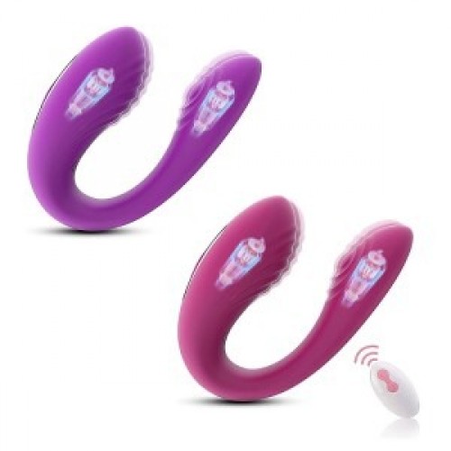 VIBRADOR DE CASAL ELETRIC SUCKING MASSAGER  S...