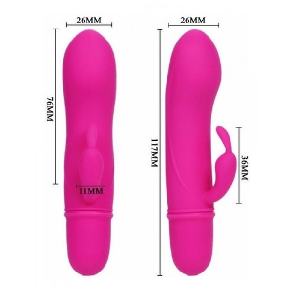 VIBRADOR CAESAR 10 VIBRAÇÕES PRETTY LOVE