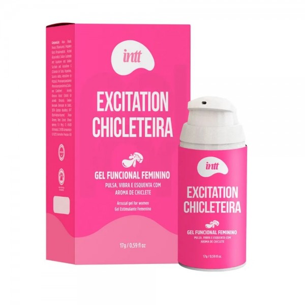 EXCITANTE FEMININO EXCITATION CHICLETEIRA 17ML LINHA COLLORS INTT