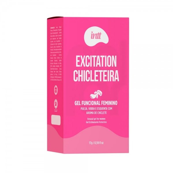 EXCITANTE FEMININO EXCITATION CHICLETEIRA 17ML LINHA COLLORS INTT