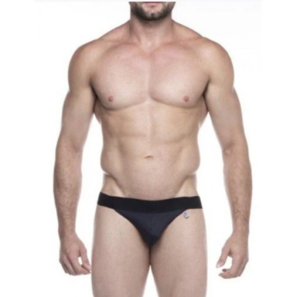 JOCK EM SUPLEX PRETO ELASTICO DUPLO FINO SD CLOTHI...