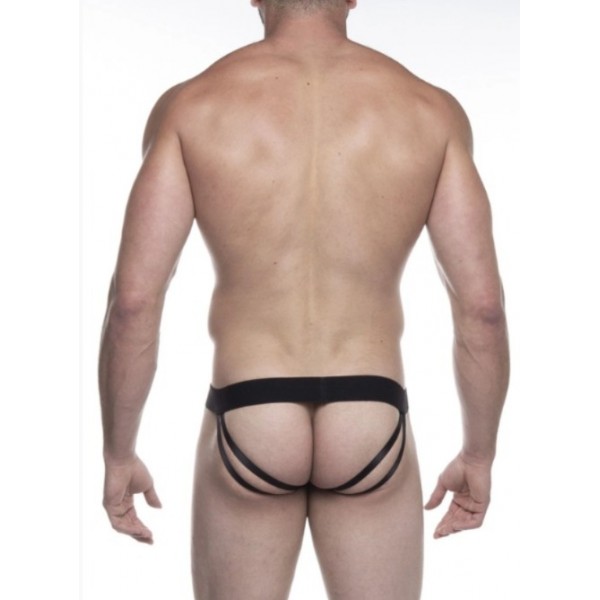 JOCK EM SUPLEX PRETO ELASTICO DUPLO FINO SD CLOTHING (SD003P)