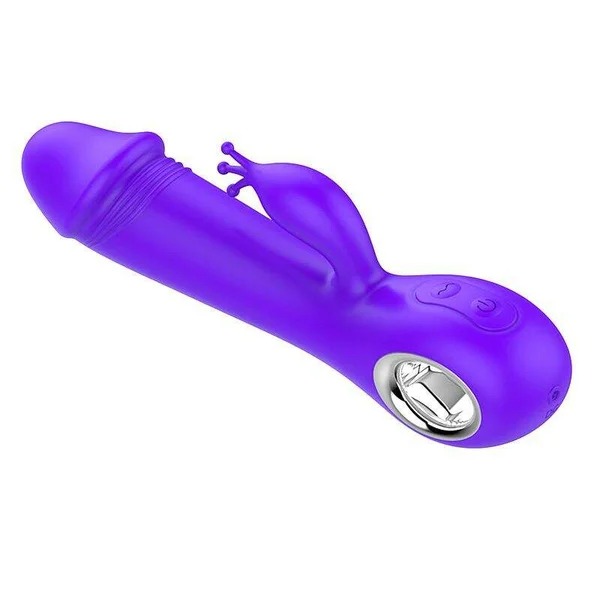 VIBRADOR PONTO G E CLITÓRIS COM ROTAÇÃO 360° SEXY IMPORT 