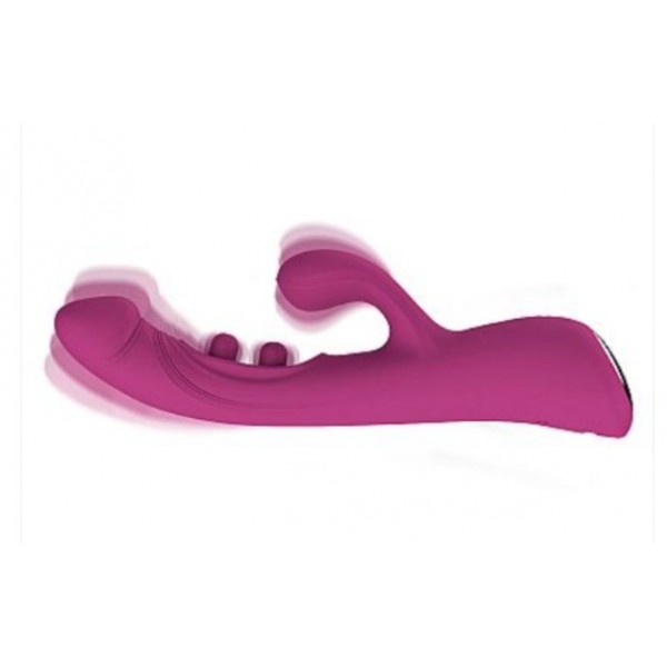 VIBRADOR PONTO G E CLITORIANO COM DEDILHAR CHIARA SEXY IMPORT