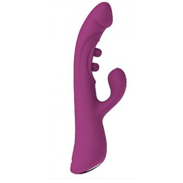 VIBRADOR PONTO G E CLITORIANO COM DEDILHAR CHIARA SEXY IMPORT