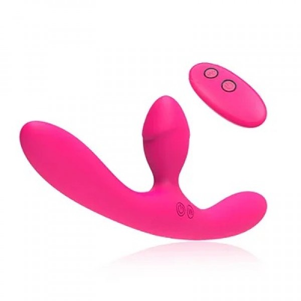 VIBRADOR TRÊS PONTAS 30X 4CM COM 7 MODOS DE VIBRA...