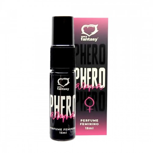 PERFUME PHERO AROMA FEMININO 15ML SEXY FANTAS...