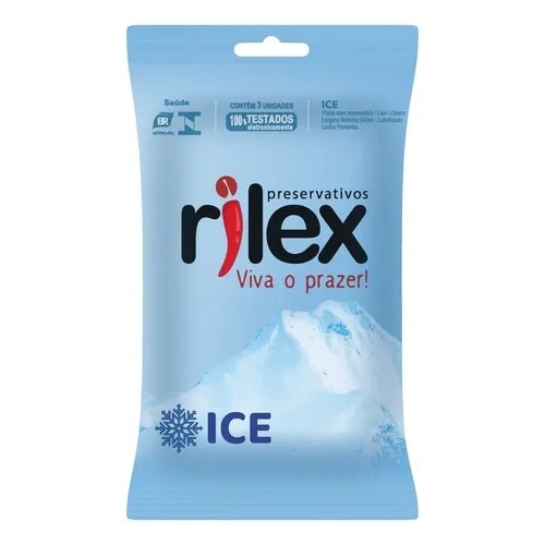 PRESERVATIVO ICE 3 UNIDADES RILEX